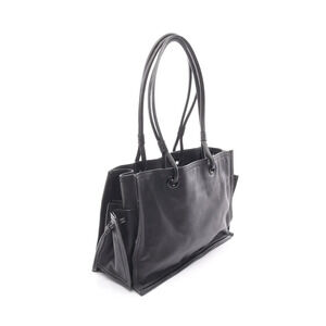 Loewe Shoulder Tote Studded Black Leather Bag